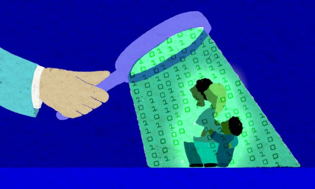 The Foster Care System Turns to Big Data: Promising or Profiling? Client: The Imprint. This illustration won 2nd Place in the Illustration category for the 2023 L.A. Press Club awards.  ˗ˏˋ ★ ˎˊ˗